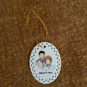 “A Fine Quotation” Anne and Gilbert - Anne of Green Gables - Christmas Ornament